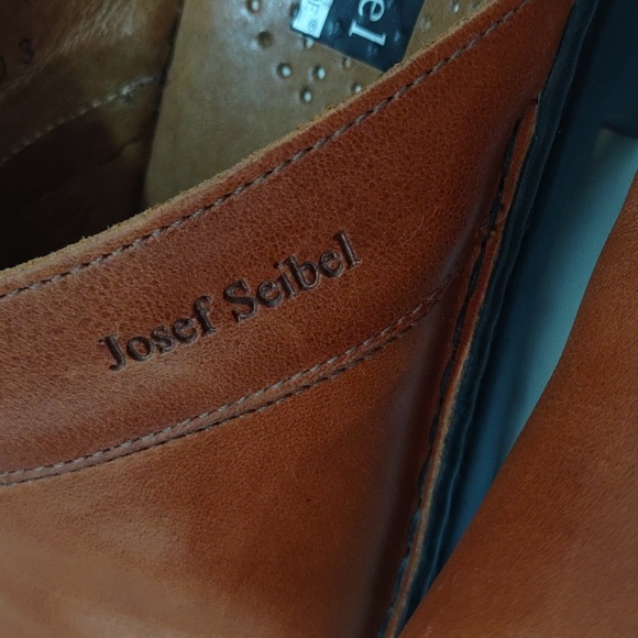 Josef Seibel Leather Slip on Mules Clogs Size US 9 / EU 40 British Tan Womens - Picture 4 of 15